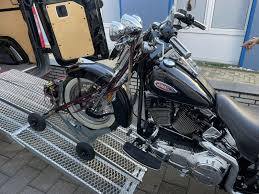 motorbike loading van ramp